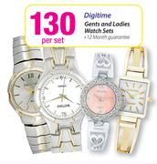 Digitime Gents And Ladies Watch Sets-Per Set