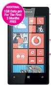 Nokia 520 Lumia Smartphone-On U Choose Flexi 100