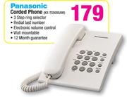 Panasonic Corded Phone KX-TS500SAW
