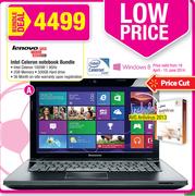 Lenovo Intel Celeron Notebook Bundle-On STD MyGig 1