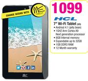 HCL 7" Wi-Fi Tablet U3