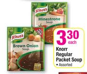 Knorr Regular Packet Soup Assorted-Each