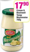 Cross & Blackwell Tangy Mayonnaise-750g
