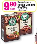 Robertsons Refills Medium Assorted 64g/89g Each