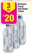 Bonaqua Pump Still Water -3 x 750ml