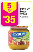 Purity 2nd Foods Assorted-5 x 125ml