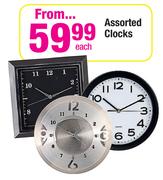 Assorted Clocks-Each