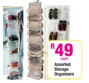 Assorted Storage Organizers-Each