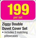 Ziggy Double Duvet Cover Set