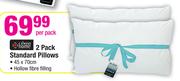 Always Home 2 Pack Standard Pillows-45 x 70cm