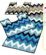  2 Piece Zig Zag Bath Set