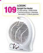 Logik Upright Fan Heater 