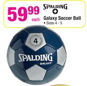 Spalding Galaxy Soccer Ball-Each