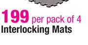 Interlocking Mats-Per Pack Of 4