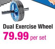Dual Exercise Wheel-Per Set