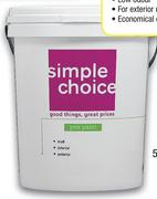 Simple Choice 5L White Paint