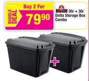 Big Jim Delta Storage Box Combo-2x30L