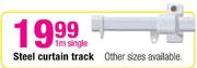 Steel Curtain Track Single-1m 