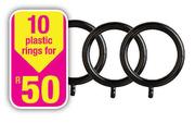 Plastic Rings For -10's