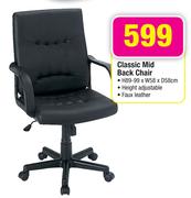 Classic Mid Back Chair