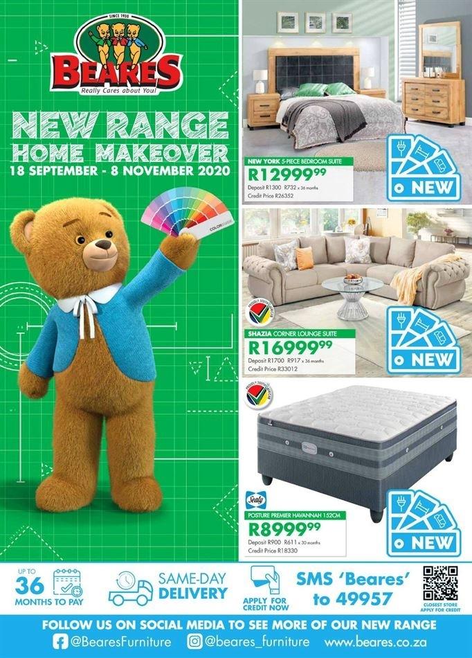 Beares : New Range (18 September - 08 November 2020) — m.guzzle.co.za