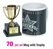 Mug With Trophy-Per Set
