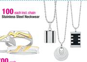 Stainless Steel Neckwear-Each