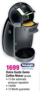 Delonghi Dolce Gusto Genio Coffee Maker Black