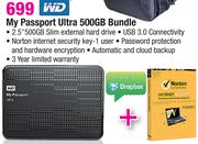 WD My Passport Ultra 500GB Bundle