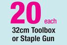 Stramm 32cm Toolbox Or Staple Gun-Each