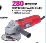 Black & Decker 900W Firestrom Angle Grinder