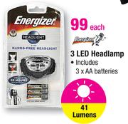 Energizer 3 LED Headlamp Each