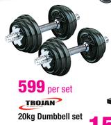 Trojan 20kg Dumbbell Set-Per Set