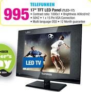 Telefunken 17" TFT LED Panel TLED-17