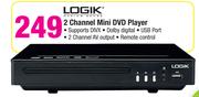 Logik 2 Channel Mini DVD Player