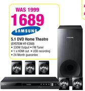 Samsung 5.1 DVD Home Theatre System HT-E350