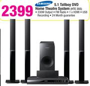 Samsung 5.1 Tallboy DVD Home Theatre System HTE355