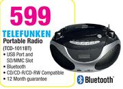 Telefunken Portable Radio TCD-1011BT