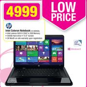 HP Intel Celeron Notebook i5-D000SIA