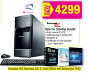 Lenovo Celeron Desktop Bundle