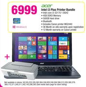 Acer Intel i3 Plus Printer Bundle