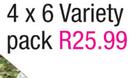 4 x 6 Variety Pack