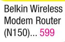 Belkin Wireless Modern Routers N150