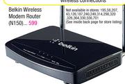 Belkin Wireless Modern Routers N150