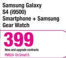 Samsung Galaxy S4(i9500) Smartphone+Samsung Gear Watch-On Smart S