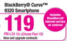 Blackberry Curve 9320 Smartphone-On uchoose Flexi 100