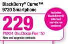Blackberry Curve 9720 Smartphone-On uChoose Flexi 150