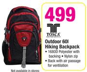 Tosca Outdoor 60l Hiking Backpack-Each