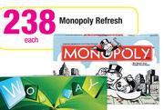 Monopoly Refresh Each