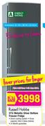 Russell Hobbs 273ltr Metallic Silver Bottom Freezer Fridge 